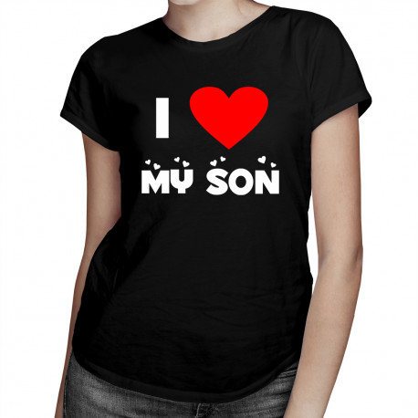 Koszulkowy, Koszulka prezent dla mamy, I love my son, rozmiar L Koszulkowy