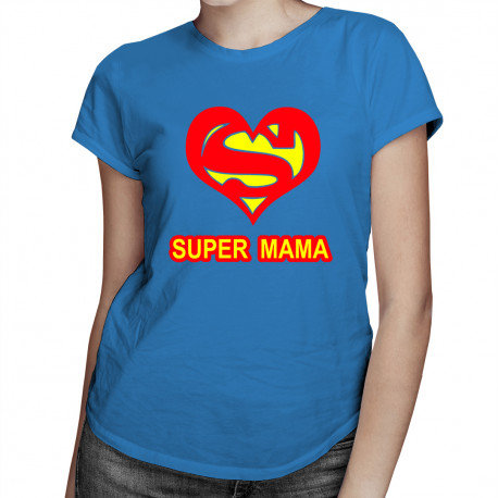 Koszulkowy, Koszulka prezent dla mamy, Super mama prezent na , rozmiar XXL Koszulkowy