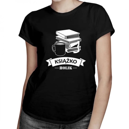 Koszulkowy, Książkoholik - damska koszulka na prezent, rozmiar S Koszulkowy