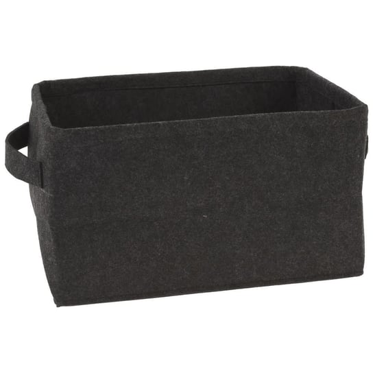 Koszyk do przechowywania filcowy składany czarny 36x27x20 cm StorageSolutions