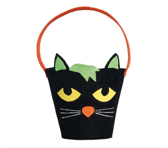 Koszyk filcowy na słodycze "Kot" czarny Guirca