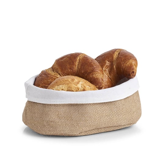 Koszyk na chleb z juty i bawełny, 22 x 15 cm Zeller