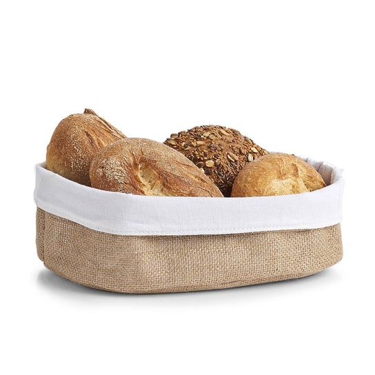 Koszyk na chleb z juty i bawełny, 26 x 18 cm Zeller