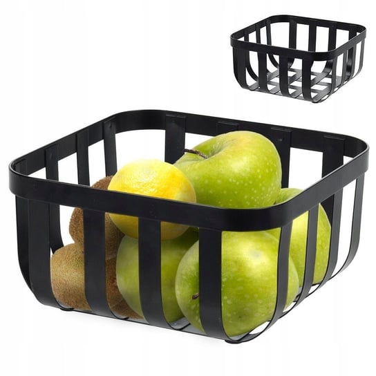 Koszyk na owoce warzywa metalowy czarny loft EH Excellent Houseware