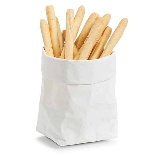 Koszyk na żywność ZELLER Roll-Down-Bag, biały, 12 cm Zeller
