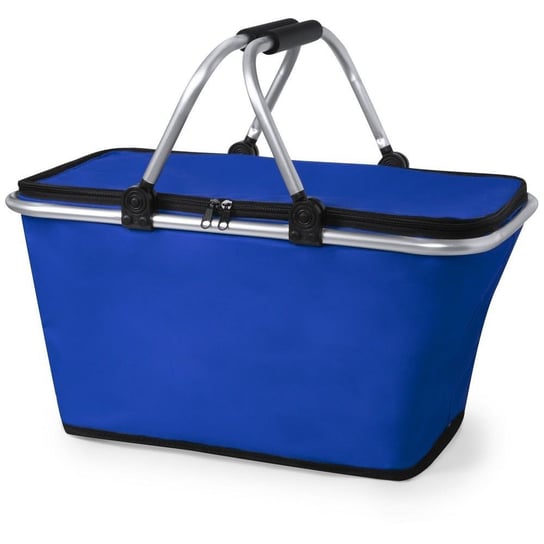 Koszyk poliestrowy, składany, torba termoizolacyjna KEMER Niebieski KEMER