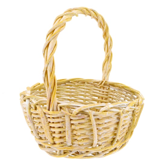 Koszyk Wiklinowy Żółty Wielkanoc  Wielkanocne Inna marka