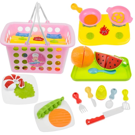 Koszyk z warzywami owocami do krojenia Kuchenka piknik KinderSafe