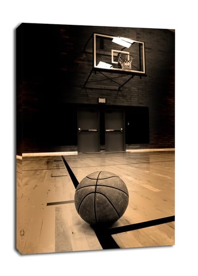 Koszykówka. Basketball - obraz na płótnie 20x30 cm Galeria Plakatu