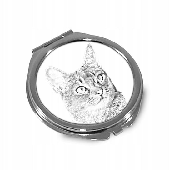 Kot abisyński Lusterko kieszonkowe składane Inna marka