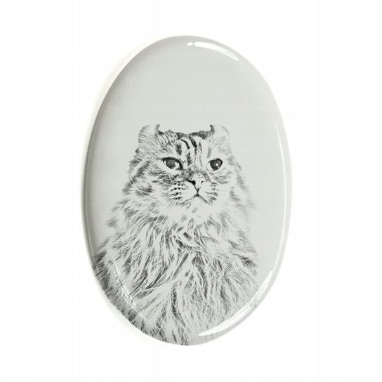 Kot Amerykański curl Płytka ceramiczna pamiątka Inna marka