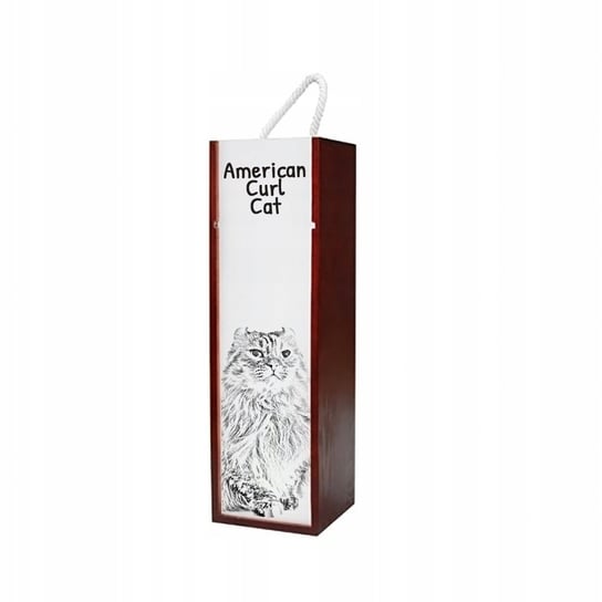 Kot Amerykański curl Pudełko na wino z grafiką Inna marka