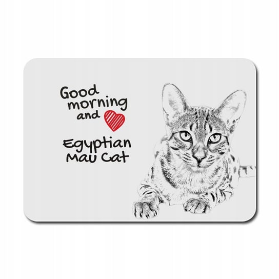 Kot egipski mau Podkładka pod mysz myszkę Grafika Inny producent