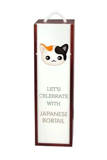 Kot japoński bobtail Pudełko na wino z grafiką Inna marka
