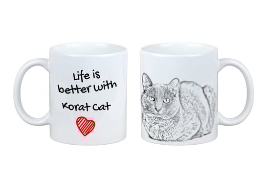Kot Korat kubek z kotem life is better Art-Dog Inna marka