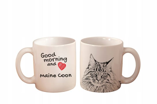 Kot Maine Coon Kubek ceramiczny z nadrukiem Art-Dog