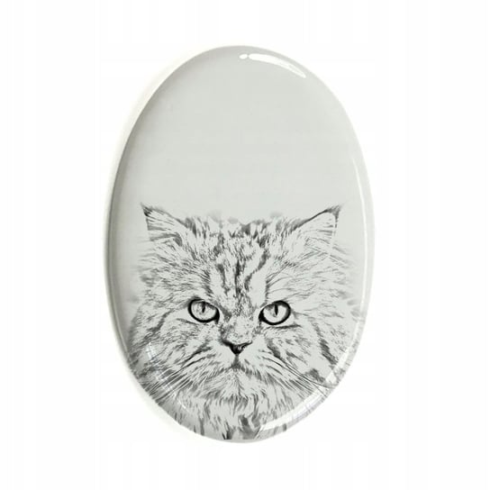 Kot perski Płytka ceramiczna nagrobkowa pamiątka Inna marka