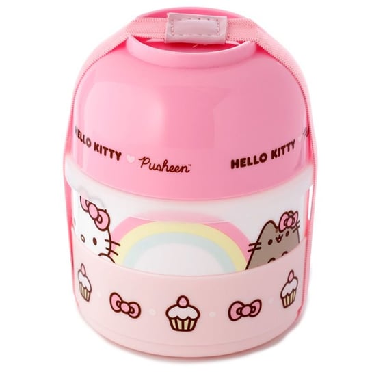 Kot Pusheen Hello Kitty Lunchbox Śniadaniowka 3W1 Puckator