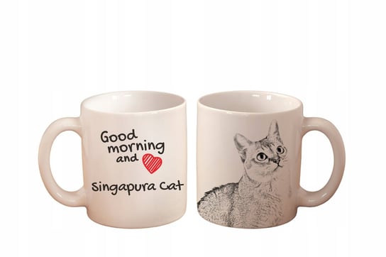 Kot singapurski Kubek ceramiczny z nadrukiem Inna marka