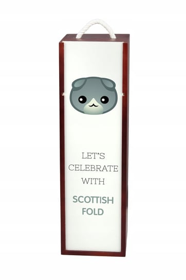 Kot Szkocki zwisłouchy Pudełko na wino z grafiką Inna marka