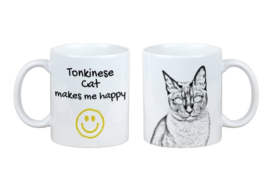 Kot tonkijski kubek z kotem Makes me happy Art-Dog Inna marka