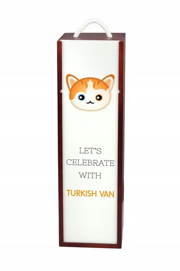 Kot Turecki van Pudełko na wino z grafiką drewno Inna marka