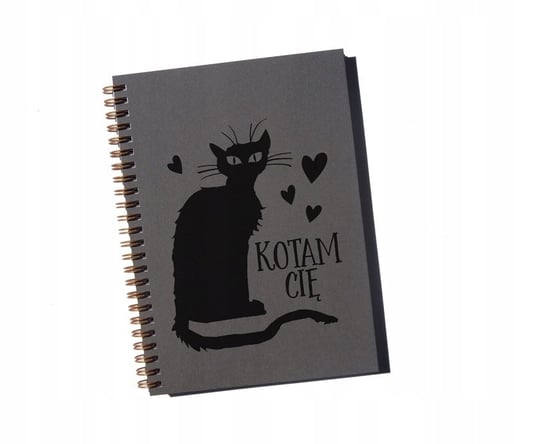 Kotam Cię, notatnik, notatnik na walentynki z kotem, na rocznicę, Sowia Aleja Inna marka