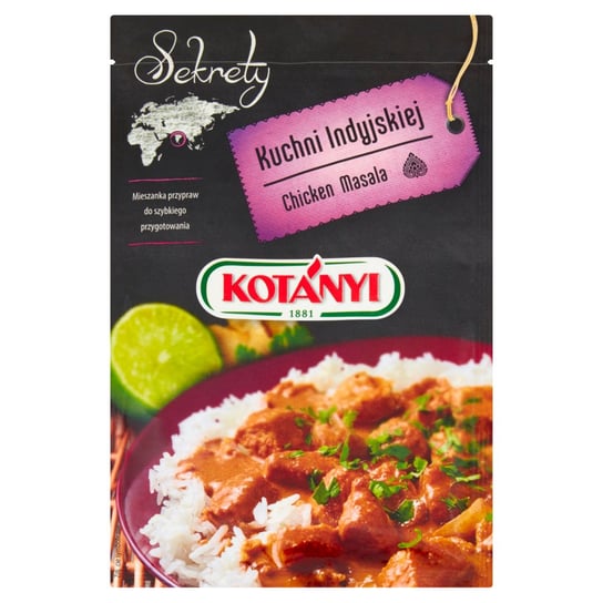 Kotányi Sekrety Kuchni Indyjskiej Chicken Masala Mieszanka przypraw 20 g Kotanyi