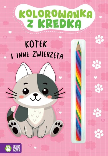 Kotek. Kolorowanka z kredką Opracowanie zbiorowe