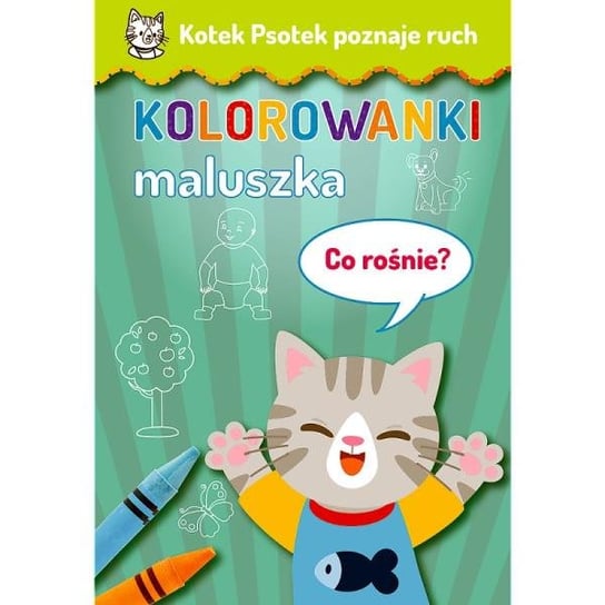 Kotek Psotek poznaje ruch. Kolorowanki maluszka. Co rośnie KS66126 Trefl Inny producent