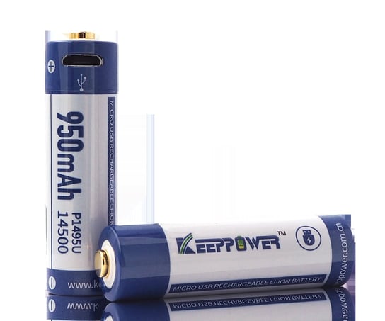 KP ICR14500-95PCM 950mAh Li-ION m-USB KP