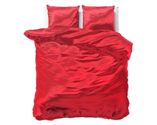 Kpl 200x220 BEAUTY SKIN CARE czerwony satynowy mikroperkal Sleeptime