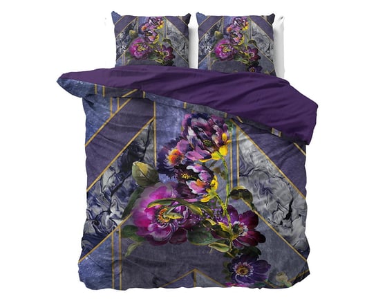 Kpl 200x220 KANNIETA fiolet bawełna satynowa DreamHouse