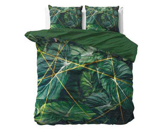 Kpl 240x220 NATURE VIBES zielony bawełna satynowa DreamHouse