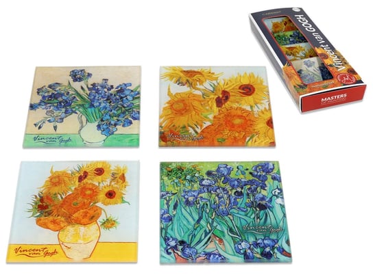 Kpl. 4 Podkładek Szklanych - V. Van Gogh (Carmani) Carmani