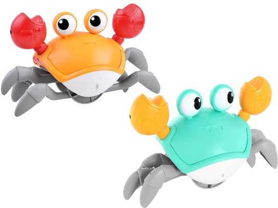 KRABIK ŁAZIK DO RACZKOWANIA Chodzący Uciekający Krab Dźwięk MIX Pegaz Toys