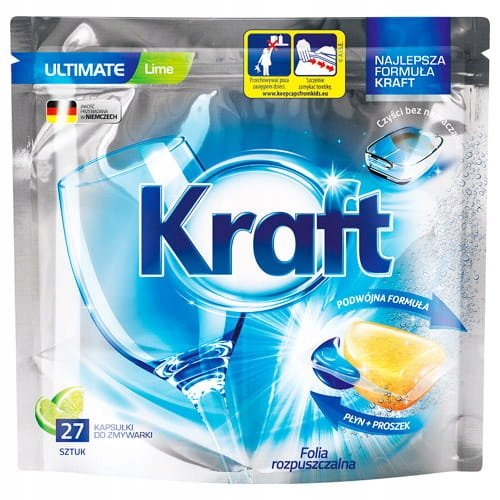 KRAFT Tabletki do zmywarki ULTIMATE LINE 27 sztuk 405 g Kraft