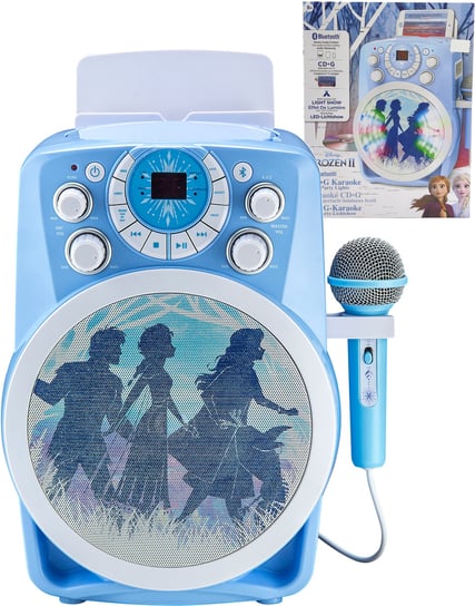 Kraina Lodu 2, zestaw bezprzewodowy karaoke dla dzieci, FR-673 eKids