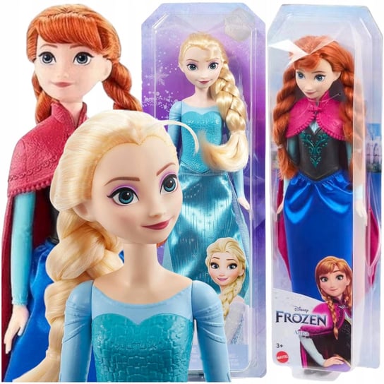Kraina Lodu Elsa I Anna Lalka Zestaw 2 Sztuki Frozen Prezent Dla Dziecka Mattel