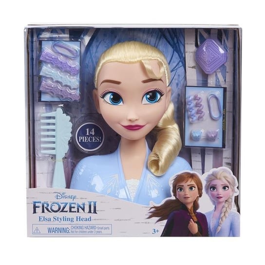 Kraina Lodu II, zabawka edukacyjna Głowa do stylizacji Elsa Disney