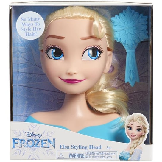 Kraina Lodu, zabawka edukacyjna Głowa do stylizacji Elsa Just Play