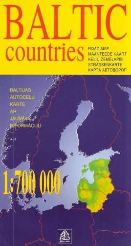 Kraje Bałtyckie. Mapa 1:700 000 Jana Seta