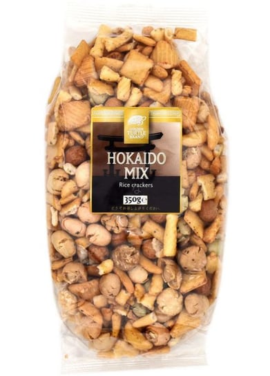 Krakersy ryżowe Arare, snack miks Hokaido 350g - Golden Turtle Brand Golden Turtle Brand