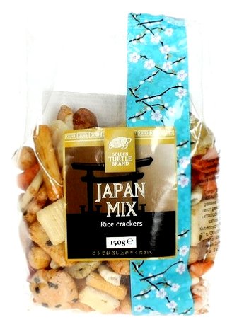 Krakersy ryżowe Arare, snack miks Japan 150g - Golden Turtle Brand Golden Turtle Brand