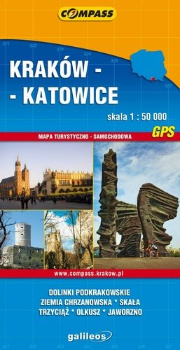 Kraków - Katowice. Mapa turystyczno-samochodowa 1:50 000 Opracowanie zbiorowe
