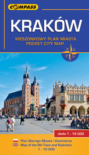Kraków - kieszonkowy plan miasta 1:15T Compass Opracowanie zbiorowe