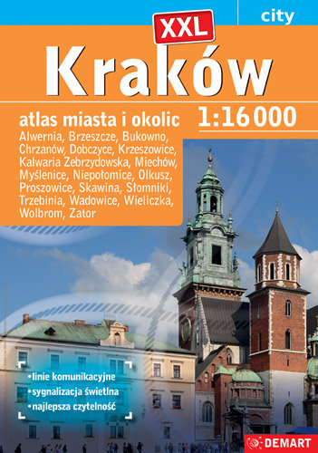 Kraków. Plan miasta 1:16 000 Opracowanie zbiorowe