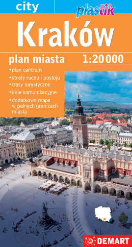 Kraków. Plan miasta 1:20 000 Opracowanie zbiorowe