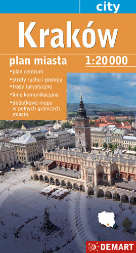 Kraków. Plan miasta 1:20 000 Opracowanie zbiorowe