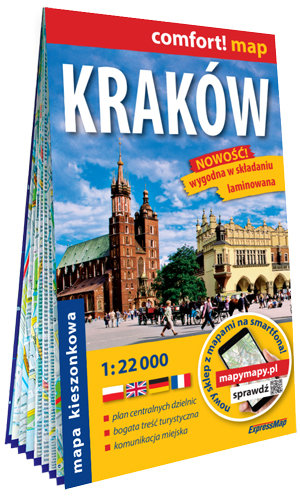 Kraków. Plan miasta 1:22 000 Opracowanie zbiorowe